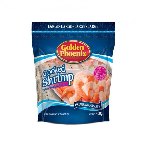 Golden Phoenix Large Shrimp - Tail On